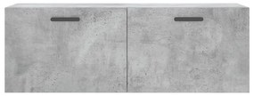 Armário parede 100x36,5x35cm derivados de madeira cinza cimento