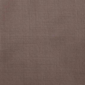 Cortinas de voile com bolsos para varão 2 pcs castanho
