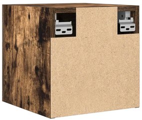 Móveis de TV de parede 4 pcs 30,5x30x30 cm cor carvalho fumado