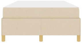 Cama Box Outros Branco e Creme 120 x 190 cm Poliéster