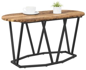 Mesa de Centro vidaXL Madeira Antiga 80x40x40,5 cm em Madeira de Engen