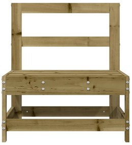 Sofás de centro para jardim 2 pcs madeira de pinho impregnada