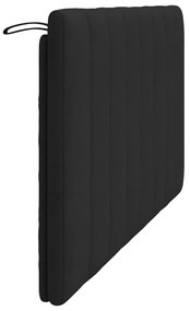 Almofadão de cabeceira 160 cm veludo preto