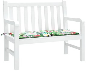 Almofadão p/ banco de jardim 100x50x4 cm tecido oxford multicor