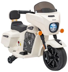Mota elétrica para crianças 6V, Chopper INDIAN, 3 a 5 anos Branca