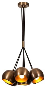 Chandelier Sivani – Vintage – 45 cm de diâmetro x 108 cm de altura