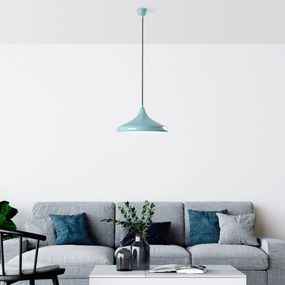 Candeeiro de Teto Eysan – Turquesa – Ø35 h:20 cm