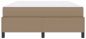 Estrutura de cama com colchão Cappuccino 140 x 190 cm