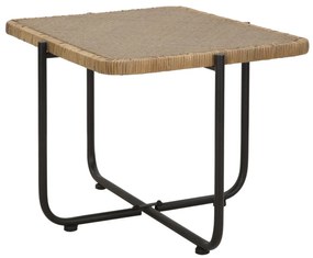 MESA DE CENTRO CEBU 75X55X46,5 CM CASTANHO E PRETO
