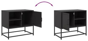 Móvel de TV 68x39x60,5 cm aço preto