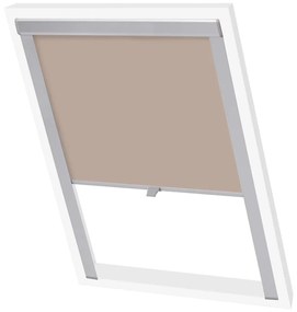 vidaXL Persiana rolante opaca, bege M06/306