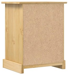 Mesa de cabeceira Corona 53x39x66 cm madeira de pinho maciça