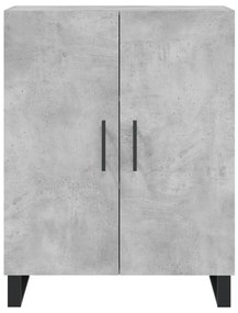 Armário alto 69,5x34x180 cm derivados de madeira cinza cimento