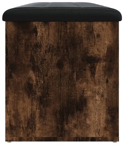 Banco arrumação 102x42x45 cm derivados madeira carvalho fumado