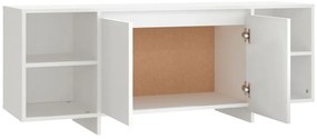 Móvel de TV 130x35x50 cm aglomerado branco
