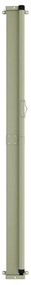 Toldo lateral retrátil para pátio 160x300 cm cor creme