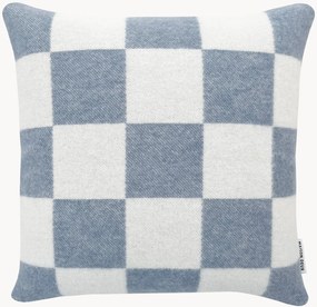 Capa de almofada em lã com padrão xadrez Level Up
