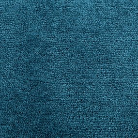 Tapete de pelo curto OVIEDO Ø 200 cm turquesa