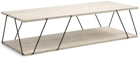 Mesa de Centro Labranda – Travertine Black – 120x30x50 cm