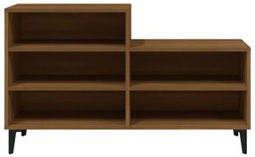 Sapateira 102x36x60 cm derivados de madeira carvalho castanho