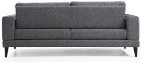**** Sofá-Cama 3 Lugares Nordic – Cinzento Escuro – 210x90x85 cm

**