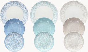 Conjunto de loiça em porcelana Madison Celine, 6 pessoas, conjunto de 18