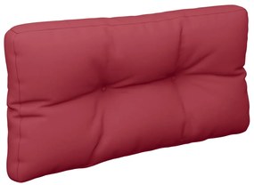 Almofadões para móveis de paletes 2 pcs tecido vermelho tinto