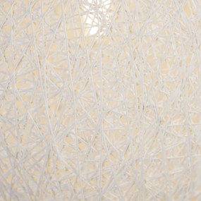 Candeeiro de suspensão inteligente branco 45 cm incl. Wifi A60 - Corda