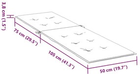 Almofadão p/ cadeira de terraço tecido oxford multicor