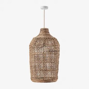 Lâmpada De Teto Suspensa Arantxa Natural - Branco & Ø40 Cm - ↑70 Cm Arantxa - Sklum