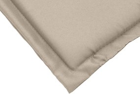 Almofadas assento de jardim 6 pcs 45x45x2 cm cinza-acastanhado