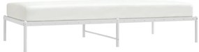 Estrutura de cama 100x200 cm metal branco