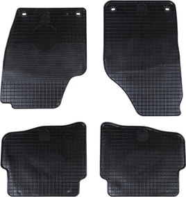 vidaXL Tapete de carro 4 pcs Preto compatível com VW POLO 10 / 01-09 NS