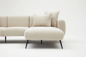 Sofá de Canto Side – Creme – 252 cm