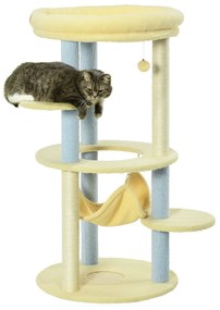 PawHut Arranhador para Gatos Médio 110 cm Torre para Gatos Centro de A