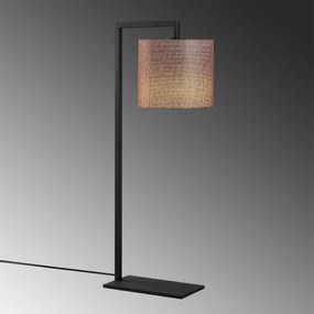 Candeeiro de Mesa Profil – Castanho e Preto – 27 x 20 cm