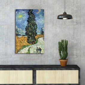 Pintura Decorativa em Tela FAMOUSART-101 – Multicolor – 45 x 70 cm