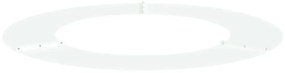 Plantadeira de Metal Branca Branca Metal 80 cm de diâmetro