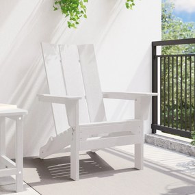 Cadeira Adirondack Reclinável Branca 74,5x80,5x90 cm HDPE