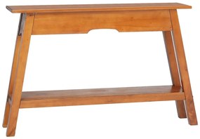 vidaXL Mesa consola 110x30x75 cm madeira de mogno maciça