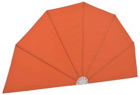 Toldo lateral dobrável para terraço 200 cm terracota