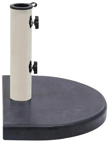 Base para guarda-sol 40x28x4 cm granito preto