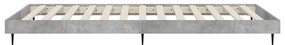 Estrutura de cama 90x190 cm derivados de madeira cinza cimento