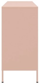 Aparador 100,5x39x79 cm aço rosa