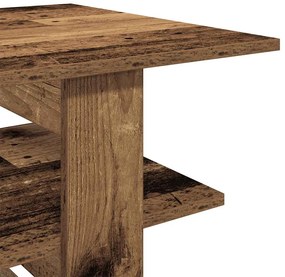 Mesa de centro 102x55x42 cm derivados de madeira madeira velha