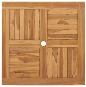 Conjunto Bistro de 3 Peças Dobrável para Jardim de Madeira Sólida de A