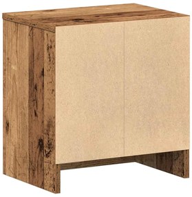 Mesas de cabeceira 2 pcs com gaveta 39x28x41 cm madeira velha