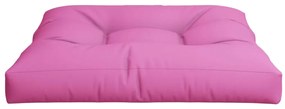 Almofadão para sofá de paletes 80x80x12 cm tecido rosa