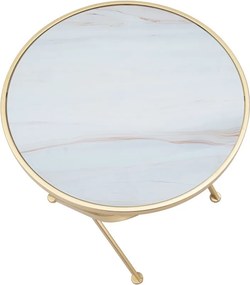 MESA GLAM Ø 50,5X50 CM DOURADO
