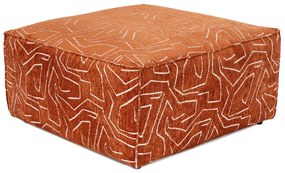 Pouffe Lora – Laranja – 85x85x40 cm